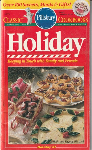 Soft Covered Recipe Book: Pillsbury: Holiday