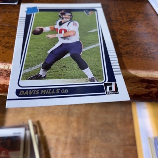 2021 donruss Davis mills rookie football card 