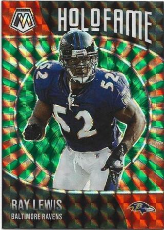 2021 MOSAIC RAY LEWIS HOLOFAME PRIZM REFRACTOR CARD