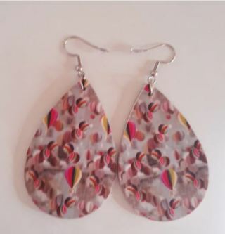 Hot Air Balloons Pierced Earrings