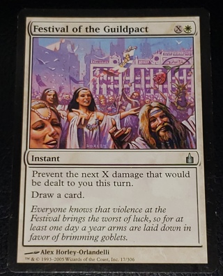 MTG ✨ Festival of the Guildpact (U) 17/306 Ravnica City of Guilds (RAV) ✨ Magic the Gathering (2005)