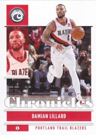 Damian Lillard 2021-22 Panini Chronicles Portland Trail Blazers