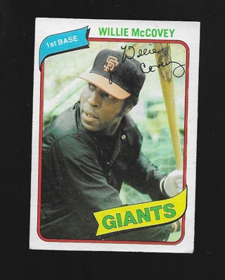 1980 TOPPS WILLIE McCOVEY #335