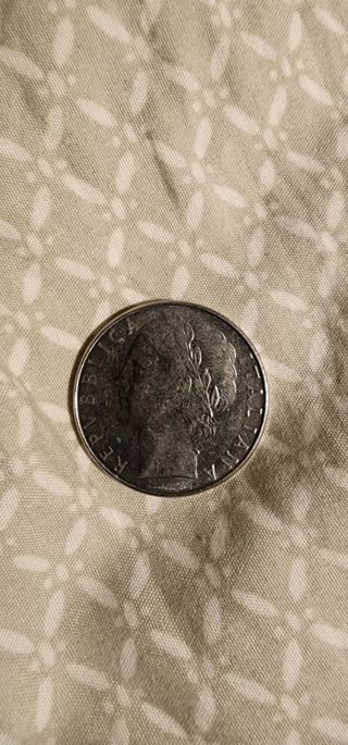 1957 L100 itslian coin