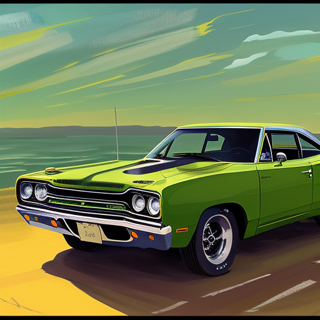 Listia Digital Collectible: Road Runner by the Beach