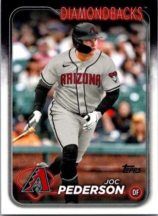 2024 Topps #603 Joc Pederson Arizona Diamondbacks