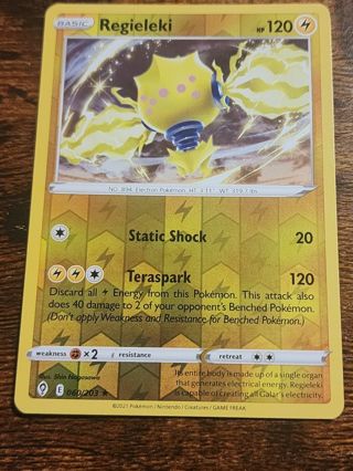 Pokemon Regieleki reverse holo rare 060/203