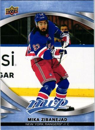 2023 Upper Deck MVP Hockey 5 Mika Zibanejad New York Rangers
