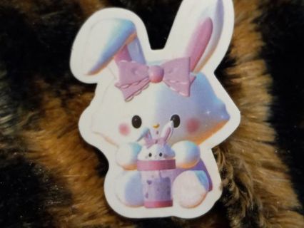 New Cute one small sticker no refunds regular mail only Very nice quality!