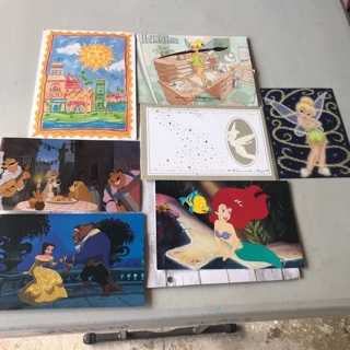 7 Classic Disney Postcards SEE ALL PHOTOS, Free Mail 