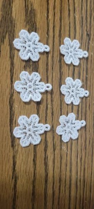 Small snowflakes