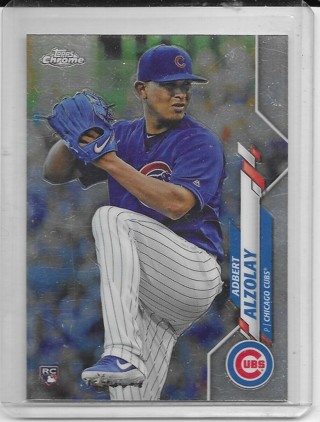 Adbert Alzolay 2020 Topps Chrome #110 Rookie Card