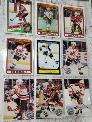 18 Assorted Devils NHL Cards