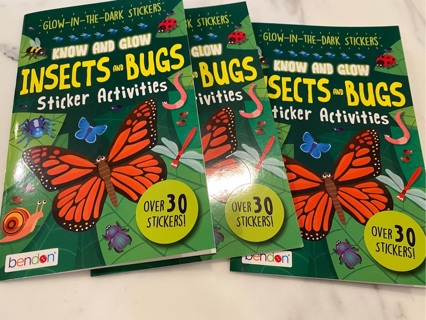 Insects and bugs Sticker Activity Books (3)