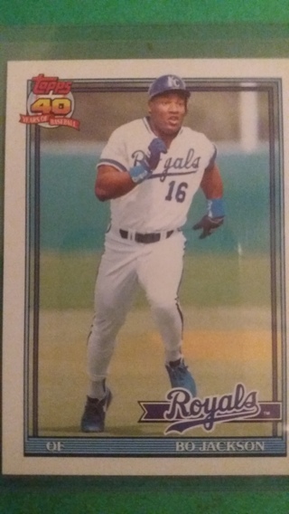 bo jackson baseball card free shipping