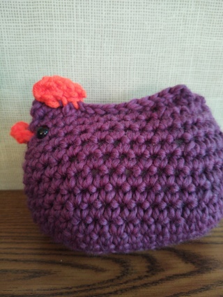 Hand Crocheted Amigurumi Chicken 