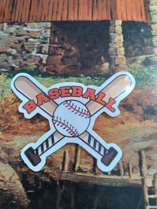 Baseball Sticker