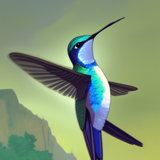Listia Digital Collectible: Blue Throated Hummingbird