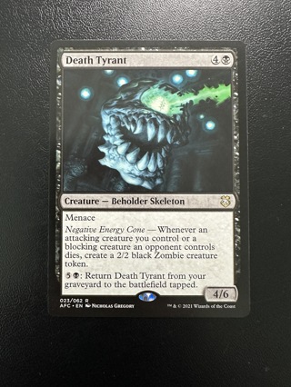 Death Tyrant Magic the Gathering MTG Rare Card