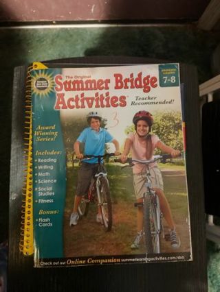 Almost New Book Summer Bridge Activities Grades 7-8