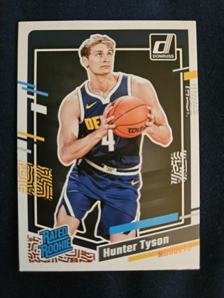 2023-24 Donruss Rated Rookie Hunter Tyson