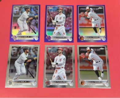 2022 Topps Chrome update lot