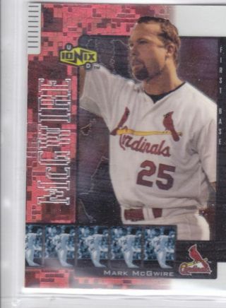 Mark McGwire 2000 Upper Deck Ionix St. Louis Cardinals