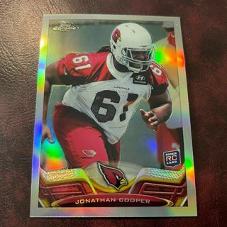 2013 Topps Chrome Set JONATHAN COOPER ROOKIE REFRACTOR PARALLEL 120 CARDINALS Football Card