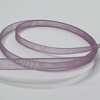 Purple Organdy Sheer 1/4” Wide Ribbon 