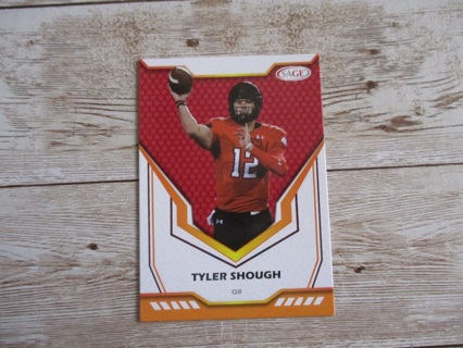Sage Tyler Shough QB college football trding card number 21