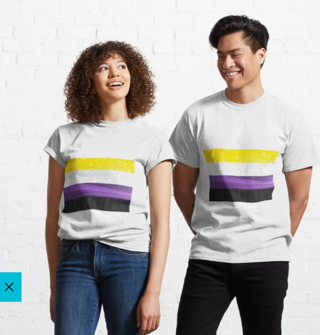 Nonbinary Pride Flag Classic T-Shirt