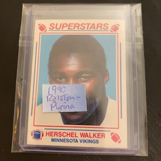 1990 Ralston Purina Superstars Herschel Walker #NNO