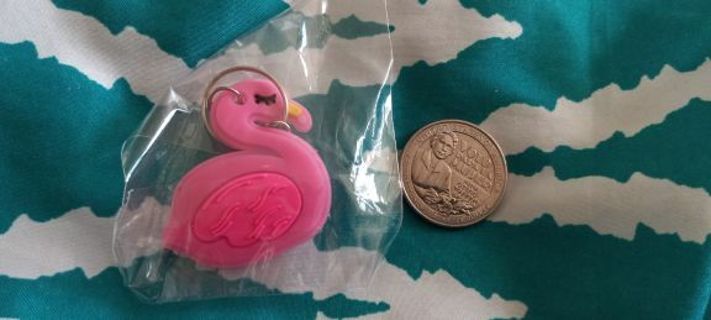 Flamingo keychain