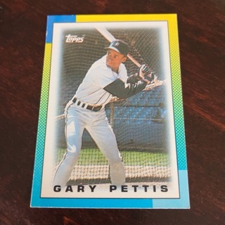 1990 Topps League Leaders Minis - [Base] #14 Gary Pettis