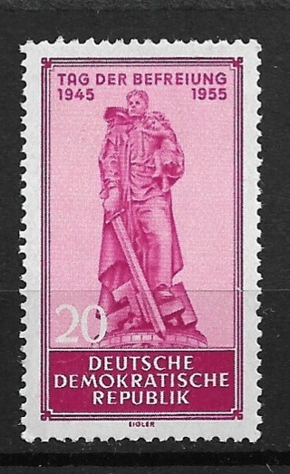 1955 DDR Sc238 Russian War Memorial, Berlin MH