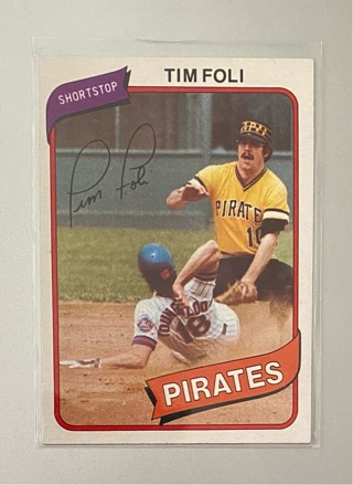 Tim Foli 1980 Topps