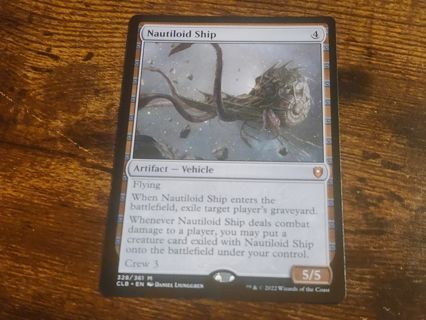 Magic the gathering mtg Nautiloid Ship Mythical rare card Baldurs Gate