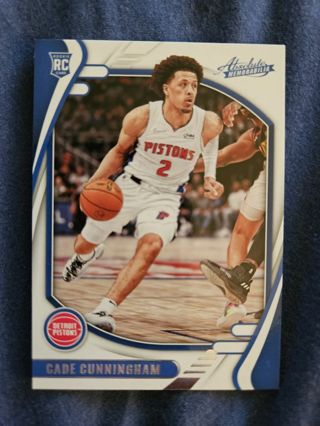 2021-22 Panini Chronicles Absolute Rookie Cade Cunningham