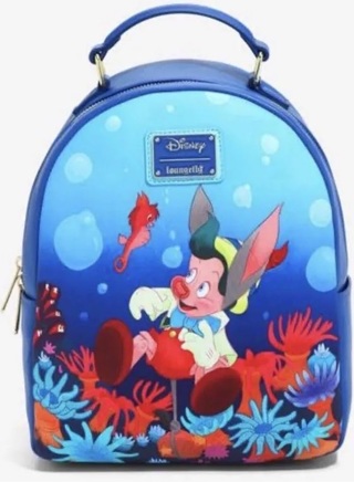 Funko Disney Loungefly Pinocchio Set Backpack / Purse / Wallet 