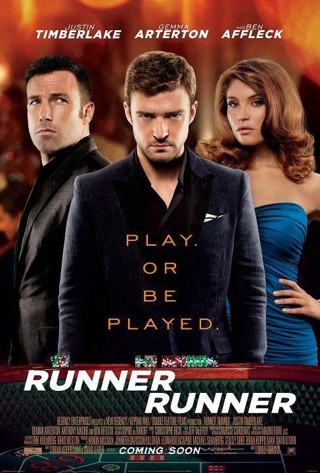 "Runner Runner" HD "Vudu or Movies Anywhere" Digital Code