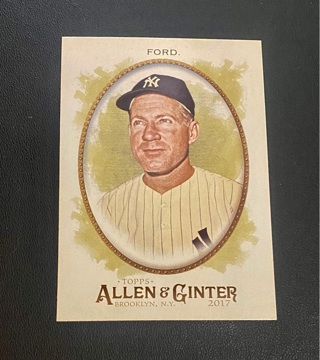 Whitey Ford #304 Allen & Ginter 2017 Topps!