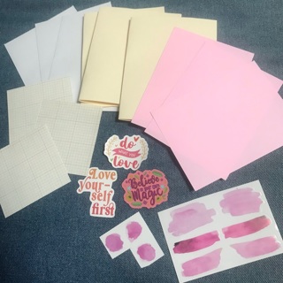 3 Kits for Cards with Envelopes Pinkicious, Free Mail