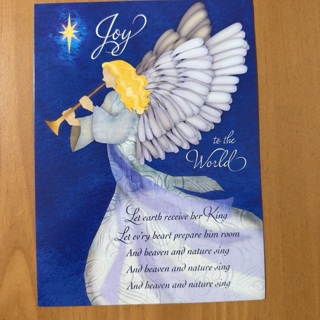 Angel/Joy Christmas Card