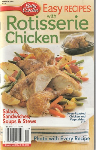 Soft Covered Recipe Book: Betty Crocker: Rotosserie Chicken
