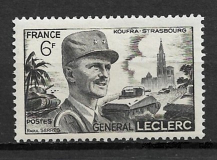 1948 France Sc604 General Jacques LeClerc MH