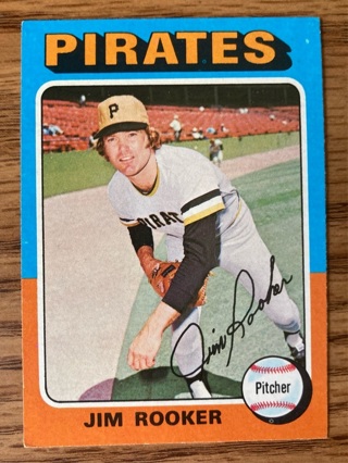 1975 Topps Jim Rooker baseball card 