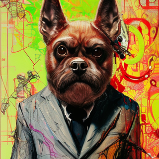 Listia Digital Collectible: [A17] Dog Art Collection: #007