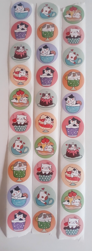 30 Cute Cat Stickers