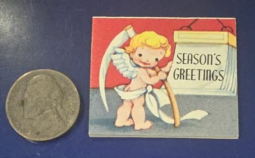 Cute Mini 1962 Calendar missing month of December