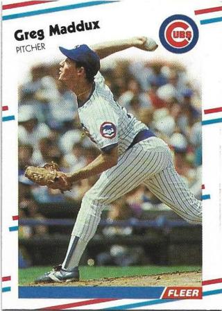 1988 FLEER GREG MADDUX CARD